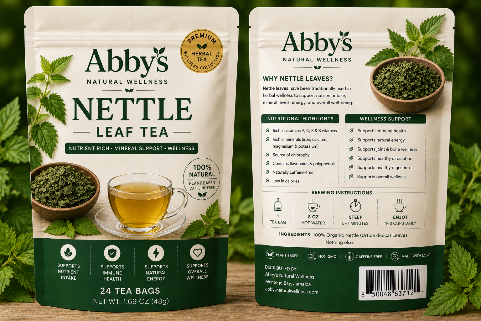 Nettle Leaf Tea — Abby's Natural Wellness Mineral Infusion