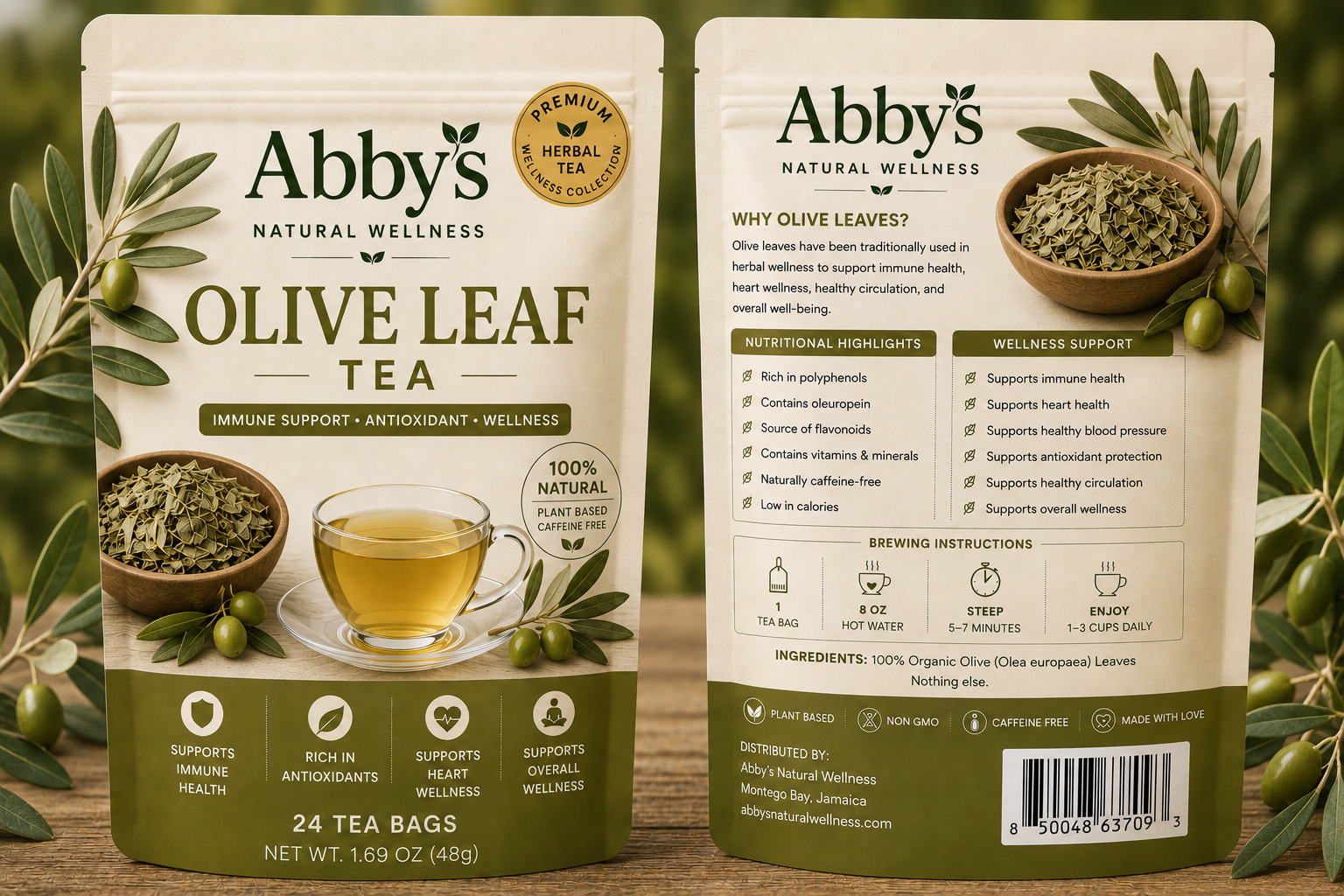 Olive Leaf Tea — Abby's Natural Wellness Oleuropein Booster