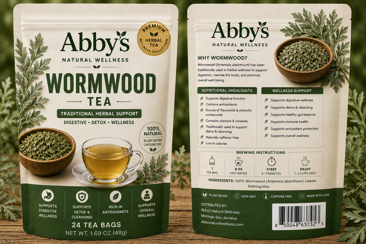 Abbys Natural Wellness Wormwood Tea