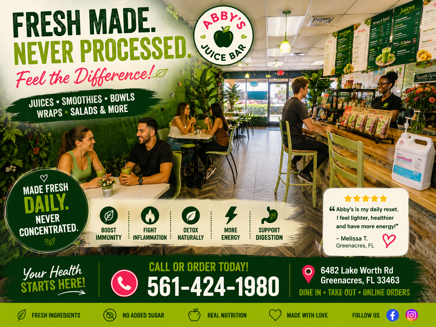 Fresh Salads Greenacres - Garden-to-bowl goodness